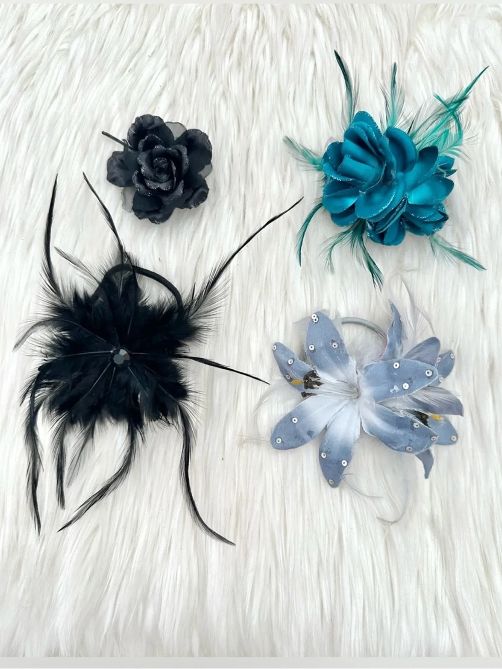 Claires flower hair